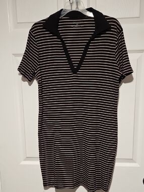 Primark Black and White Striped Tee